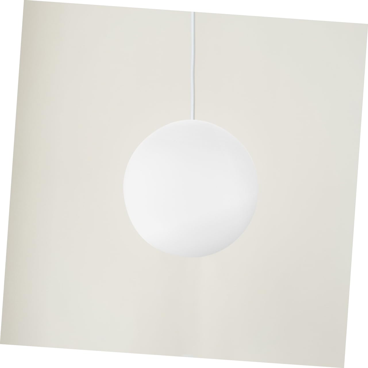 Gadpiparty Tulipa Lámpara Techo de Vidrio Opalino, Pantalla de Globo Redonda Lechosa, Fácil Instalación y Limpieza, para Comedor y Dormitorio
