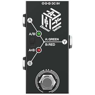 1.Easy Channel Switching: The ABY box line selector allows for seamless and convenient switching between channels with just one button.Musicians can effortlessly transition between different effects, enhancing their performance and musical creativity...
