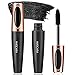 ZDU 4D Silk Fiber Eyelash Mascara Extension Makeup Black Cold Waterproof Kit Eye Lashes
