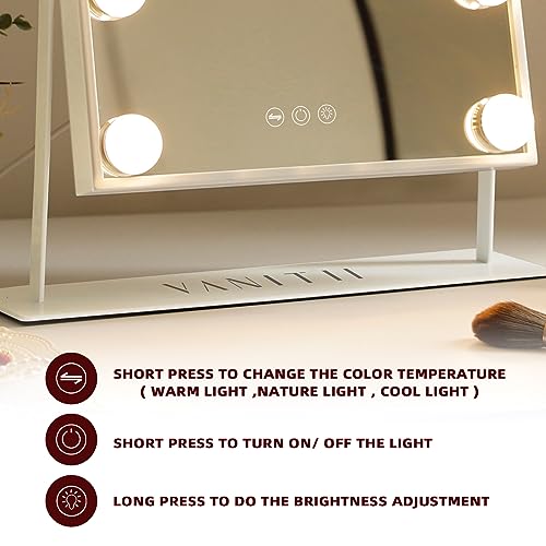Espejo de maquillaje VANITII con luces y aumento miniatura 3