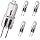 GWAYUANY 5/10Pcs Halogen Light Bulb G4 6V5W Light Bulb 20W G4 6V35W Warm White Indoor Lamps,20W,5Pcs