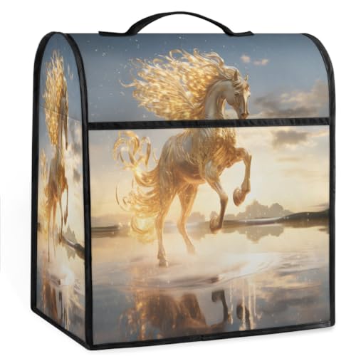 Coffee Maker Cover Pegasus Kitchen Appliance Covers Small Appliance Covers Blender Cover Juicer Cover Dust Covers for Kitchen Appliances with Top Handle and Pockets,Washable,C772