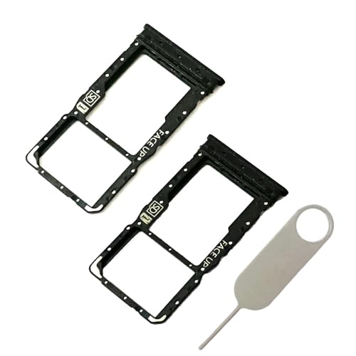 2X Micro SD SIM Card Tray Slot Holder Parts Replacement for Motorola Moto G Power 5G 2024 XT2415 with Eject Pin (Midnight Blue)