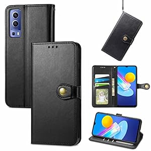 KoGiio Hülle Kompatibel mit Vivo iQoo Z3/Vivo Y52 5G/Vivo Y72 5G, Premium Wallet Lederhülle, Kartenfächer Flip PU Handyhülle, Magnetisch Cover Schutzhülle für Vivo iQoo Z3/Vivo Y52 5G/Y72 5G-Schwarz