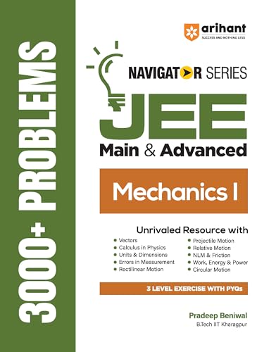 Image of Arihant Navigator Series Complete Physics Combo for JEE Main & Advanced 2026-2027 | Mechanics I & II, Optics, Thermodynamics, Waves & Electricity | 12,000+ Problems | 3-Level Exercises with PYQs