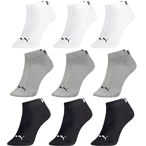 Kit 09 Pares Meia Infantil Puma Sapatilha Cano Curto Everyday Criança Unissex Juvenil | KIT - D | 29