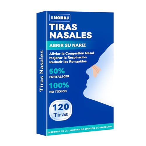 120 Pcs Tiras Nasales Antironquidos, Nasal Strips Parches Nasales Para Evitar Ronquidos, Antirronquidos Para Dormir, Mejora la Respiración y el Sueño Mejorando el Flujo de aire (Marrón)