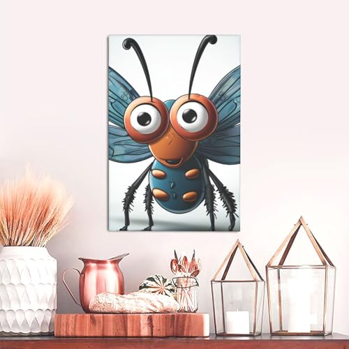Ailes d'insectes en poster mural pour corriger un mur blanc vide - 5