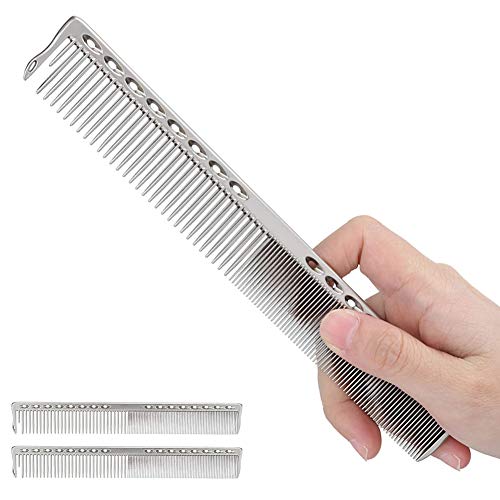 Peine de acero inoxidable 2 en 1, pack de 2 unidades miniatura 5
