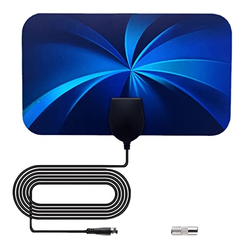 Xiaoxin Antena Digital,TV DVB-T2 con Amplificador Chip IC Inteligente Sofisticado - Receptor señal contra la Humedad y el Trueno Reemplazo Antena para recepción señal TV