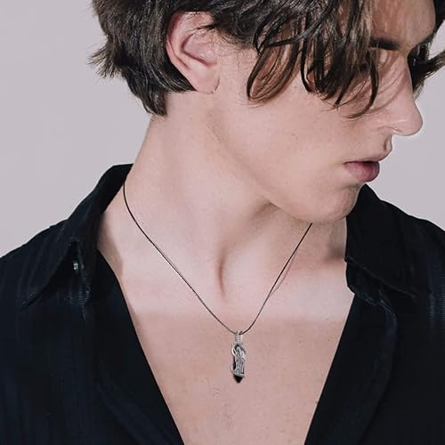 MONGAS Santa Muerte/Virgin Mary/Saint Jude Necklace Sterling Silver Santa Muerte/Virgin Mary/Saint Jude Jewelry Religion Necklace for Men Women2