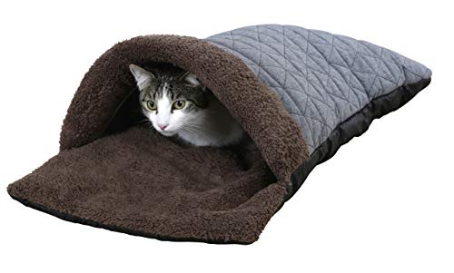 Kerbl Pet Kuschelsack Thea, 40x70x12cm, braun/blau