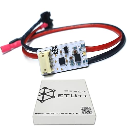 Image of Perun Mosfet Upgrade for AEG Airsoft Rifle V2 Tokyo Marui Gearbox V3, G&G ETU Gearbox, Krytac Kriss Vector, VFC G28 /HK417 Gearboxes, and HPA Systems - Programmable Fire Modes, Precocking, DMR Mode