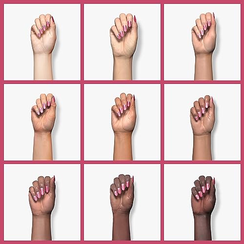 Image of Beetles Glitter Pink Gel Polish, 1Pcs 15ml Glitter Diamond Gel, Fairy Kisses Hot Pink Nails Soak Off Sparkle Pink Polish Uv Nail Lamp Nails Art Manicure Salon DIY Spring Gift for Women