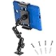 PLDHPRO Tablet mit Bohrfestem Sockel Wandhalterung iPad Halterung für LKW, Tablet Halter Auto Bohrbasis mit 360 Drehbarer Verstellbarer Langer 3-Stufen-Arm für Wand, Küche, Badezimmer 5.1-15.6