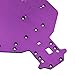 Hobbypark 04001 Metal Aluminum Chassis Plate for RC Electric 1/10 Redcat Volcano EPX Exceed Infinitive Rally Monster Truck Off Road Buggy Upgrade Parts (Purple)