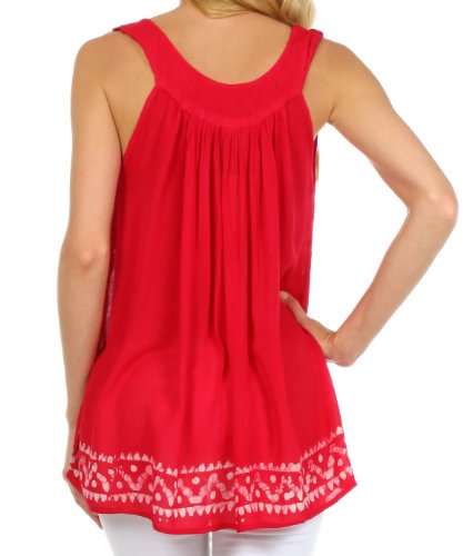 Sakkas Camicetta Relaxed Fit Paradise Ricamata