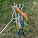 BBQ Dragon Smores Kit – 5 Extra Long Smore Sticks for Fire Pit – Telescoping Marshmallow Roasting Sticks – Durable Skewers for Smores and Hot Dogs – Outdoor Smores Kit with Color Handles