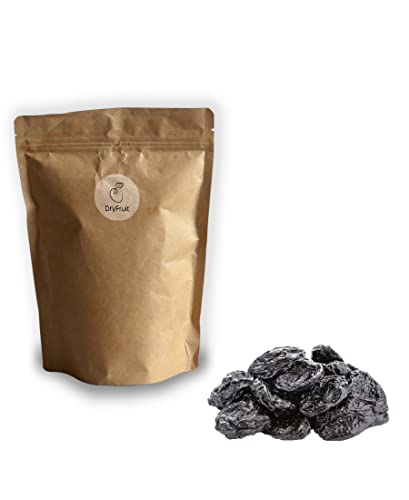 Trockenpflaumen 1 Kg | getrocknete Pflaumen ohne Stein | naturbelassen und unbehandelt | ohne Zusätze naturbelassen | Trockenfrüchte | ideal als Snack, in Joghurt, Müsli oder Porridge Cover