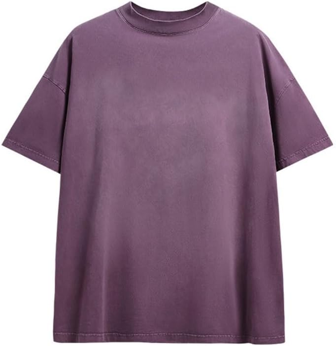 Men Cotton T-Shirt Outdoor Sports Round Neck Versatile Short Sleeves Breathable Sweat Absorbent Hood Vest