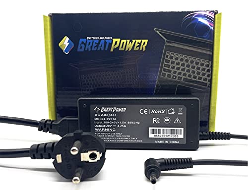 Alimentatore Caricabatteria Compatibile Con Lenovo B40-30 B51-30 B50-45 B40-45 B50-50 B70-80 65W 4.0 * 1.7