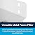 SpiroPure 3-Stage Water Filter #20 BB Filter Housings with Filter Stand, Three-Stage 20x4.5 Water Filter Housing and Freestanding Metal Frame, Triple Filter Housing