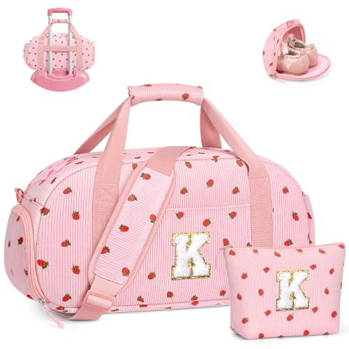 YOOLIFE Travel Duffle Bag for Girls Birthday Gifts, Kids Dance Bag, Pink K | Bir...