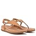 Vionic Women's Copal Kirra Fashionable Strappy Flat Sandals-Supportive Ladies Comfort Sandals Camel Brown Nubuck Leather 9.5 Medium