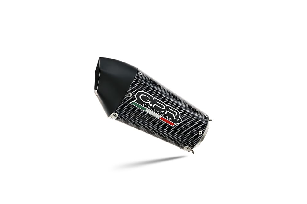 GPR GP Evo4 Poppy Homologierte Auspuff mit Verbindungsrohr Kompatibel mit Ducati Multistrada 950 2017/20 e4
