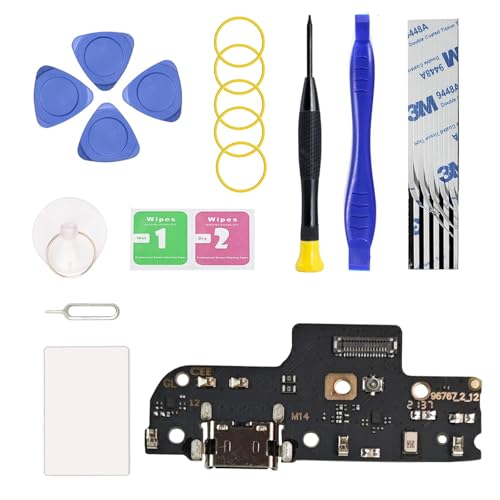 Charging Port Replacement Kit Compatible with Moto G Pure 2021, Dock Board USB-C Connector Only for Moto G Pure 2021 XT2163, with Toolkit