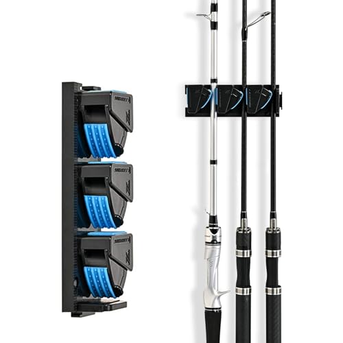 RESTCLOUD Fishing Rod Holder Vertical, Fishing Pole Holders for G...