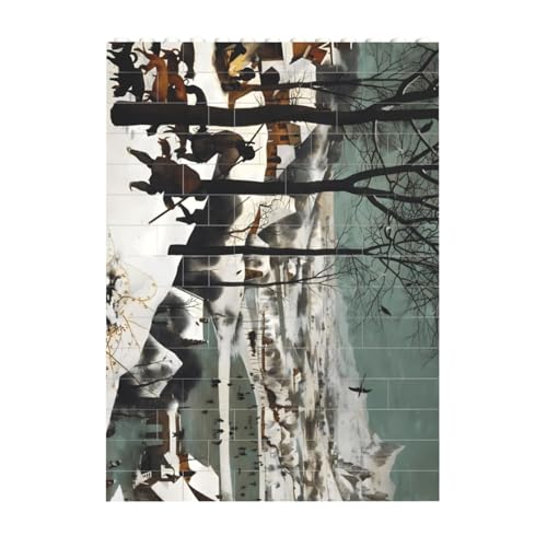 ̒̎l|X^[ 1565 NɃs[e u[QVɂĕ`ꂽ̒̎l ςݖ؃pY mߋ WO\[pY  l q NX}X a 10.3cm x 14.1cm