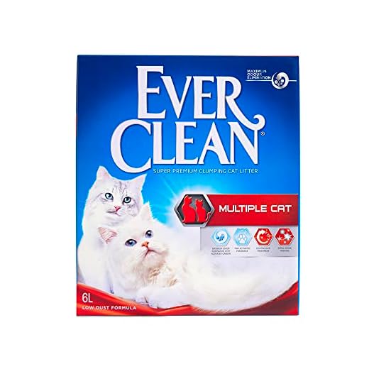 Ever Clean Multiple Cat Litière pour Chat litière, 6 l