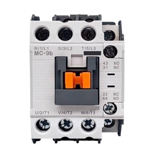 LUJIAYA Contactor de CA MC-9b, Contactor magnético, Bobina AC110V/AC220V/AC380V/AC24V/AC36V, for arrancador de Motor(AC110V)