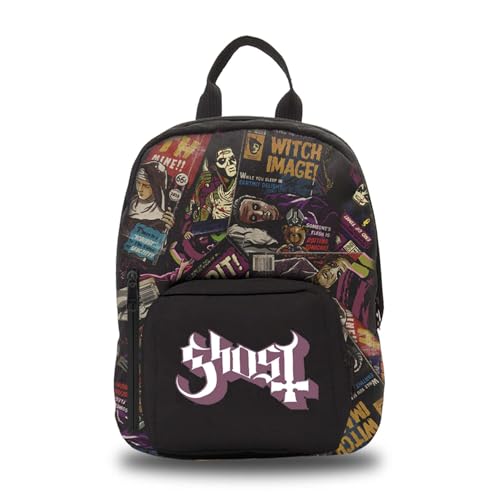 Rocksax Mochila Ghost Mini - Revistas, Preto, Small, Mini mochila