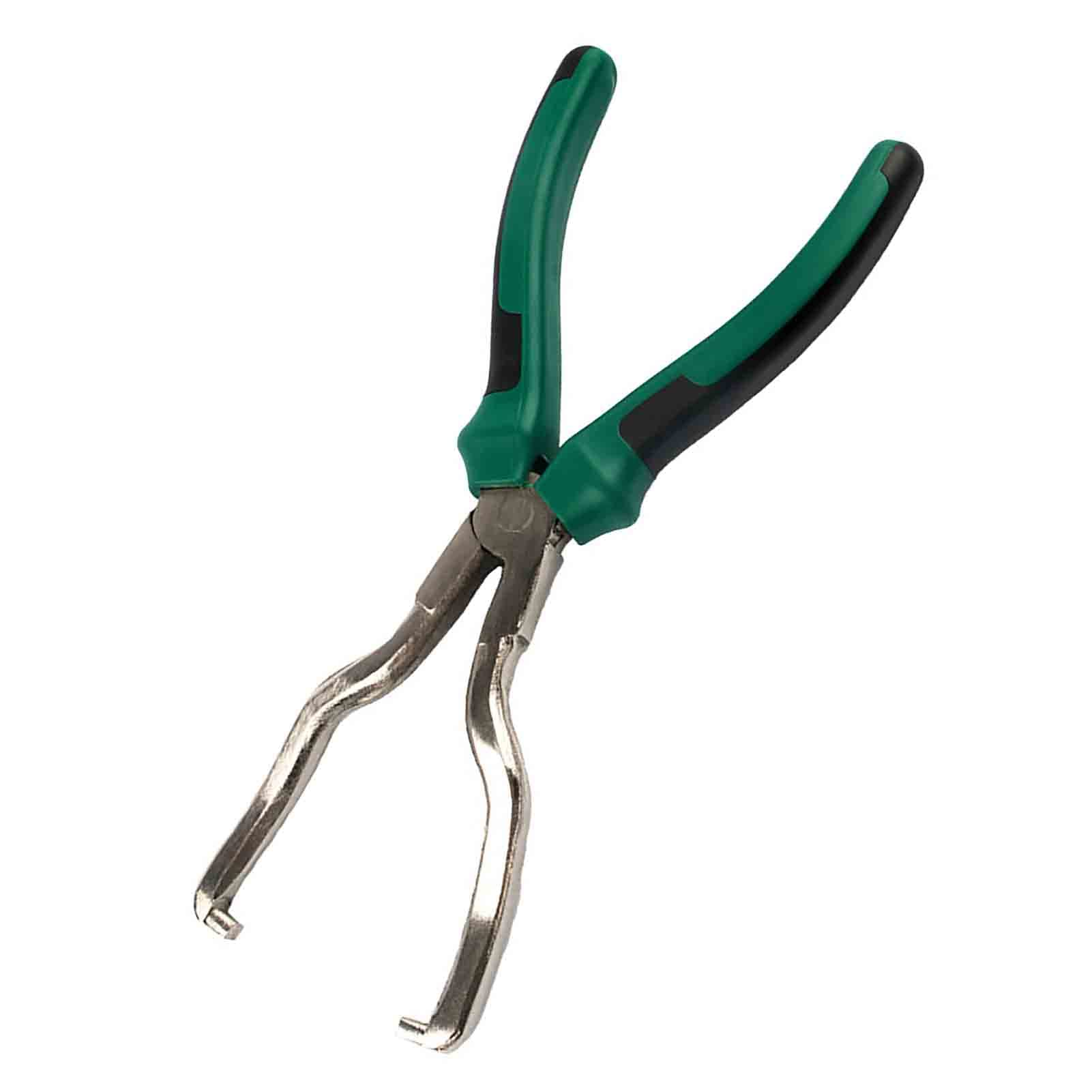 aqxreight Fuel Line Plier Steel Ergonomic Design Efficient Petrol Hose Pipe Clamp Disconnect Tool Green This Line Plier Mate Fuel PlierPipe Removal PlierHose Clamp PlierFuel Feed (Green)