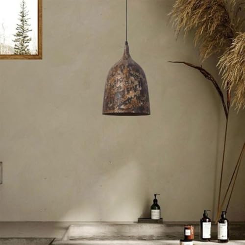 Lampes suspendues en bronze et lustre industriel rétro pour éclairage au plafond