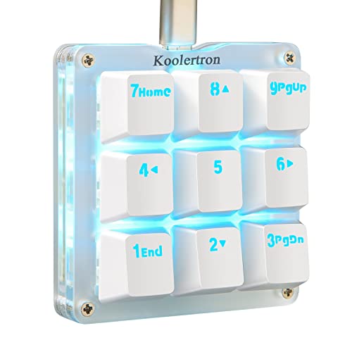 Snapklik.com : Mechanical Numpad Macro Keyboard, 9-Key Numeric Keypad ...