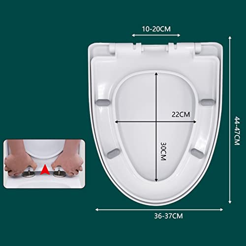 Abattant WC à fermeture douce équipé de charnières antidérapantes - 3