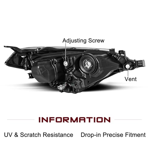 Image of JSBOYAT Headlights Assembly for 2014 2015 2016 Toyota Corolla