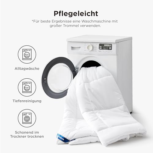 BEDSURE Bettdecke 135x200 Winterdecke 450gsm - 4 Jahreszeiten 2 teilig Bettdecken - Inklusive Ganzjahresdecke 135x200 300gsm & Sommerdecke 200x135 150gsm, Steppdecke für Winter/Sommer/Vierjahreszeiten