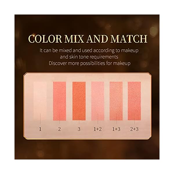 ZEESEA [Palace Identity] Peony Blush，Multi-purpose Makeup Tray, Caramel Nude Brown