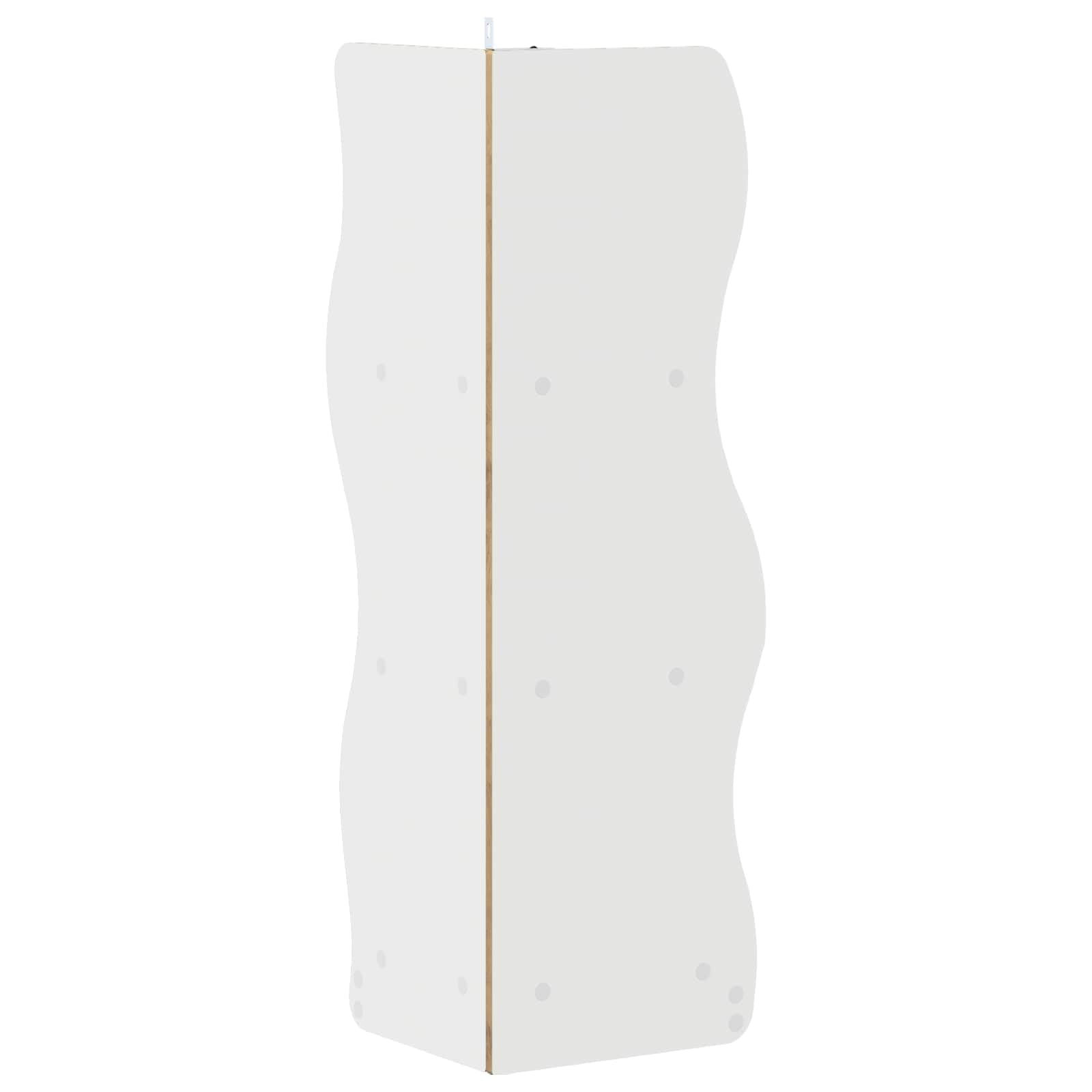 Scaffale angolare in rovere Artisan, 34 x 33 x 102 cm, con 2 ripiani, salvaspazio, per soggiorno, camera da letto, cucina, moderna scaffale da parete per riporre e decorare con stile