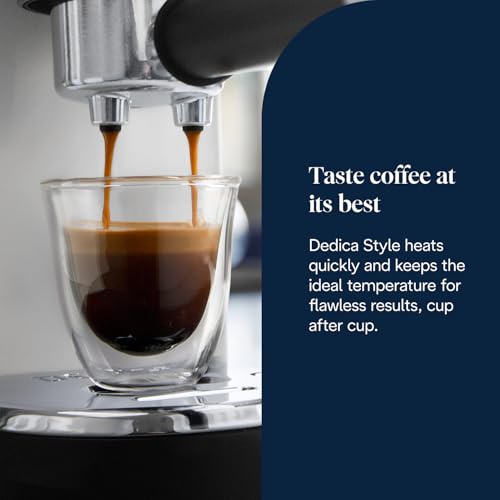 De'Longhi EC685.W Dedica Style Pump Espresso, Metal, 1.45 W, 1 Liter, White - Image 2