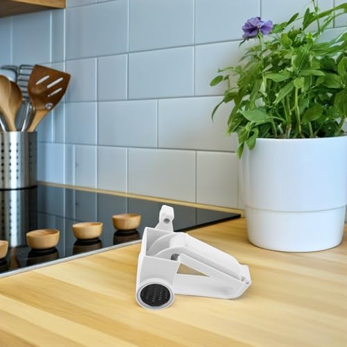Yardwe juego de 2 ralladores giratorios para cocina miniatura 7