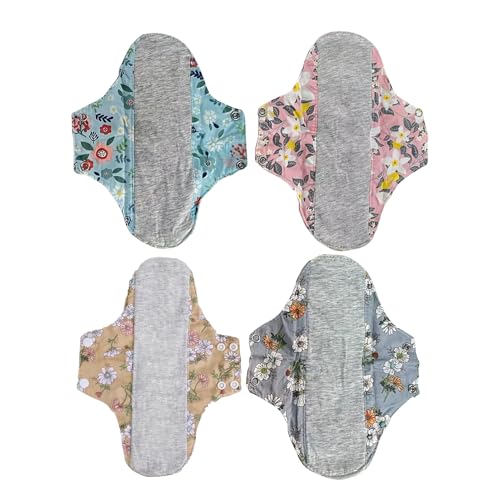 Servilletas sanitarias lavables para reglas | Protector impermeable | Toallas Periódicas Lavables de Tela, para el cuidado, la higiene, playa, posparto, viajes, trabajo, casa