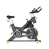 ALLYLIKE Equipos de Fitness Bicicleta de Spinning, Equipo de Fitness Profesional, Bicicleta de Fitness silenciosa para Interiores, Bicicleta de Spinning Inteligente para el hogar(Schwarz)