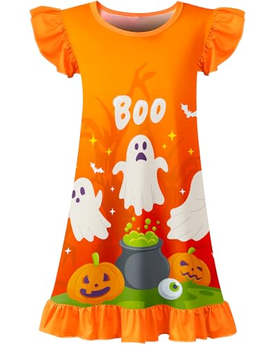 Kid Girls Nightgown Night Dress Unicorn Rainbow Princess Pajamas Sleepwear Nightie