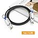 CableCreation [2 Pack External Mini SAS 26pin (SFF-8088) Male to Mini SAS 26 (SFF-8088) Male Cable, 1M / 3.3FT
