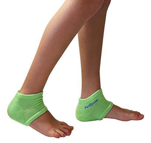 Image of Gel Heel Strap for Kids with Heel Sensitivity from Severs Disease, Plantar Fasciitis. (Green)
